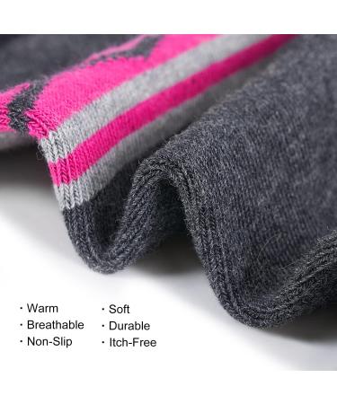 4 Pack Women's Merino Wool Hiking Socks - Cushioned & Warm Thermal Winter Boot Socks - Size 5-8 - Mixed Color Pack - Buy Online on GoSupps.com