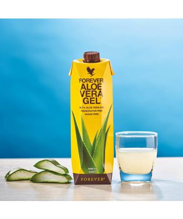 100% Pure Forever Aloe Vera Gel 1L - Sugar-Free No Preservatives | Premium Quality Health Drink - Buy Online on GoSupps.com
