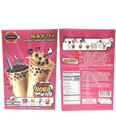 J-Basket Instant Boba Kit - Matcha & Black Tea Flavors + 2 Gosutoys Stickers - Buy Online on GoSupps.com