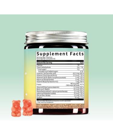 Bears with Benefits Immune Support Gummies Vitamin C D B6 & B12 Daily Immune Boost Vegan Naturally Flavored (90 Gummies) 1 Count (Pack of 90) - Buy Online on GoSupps.com