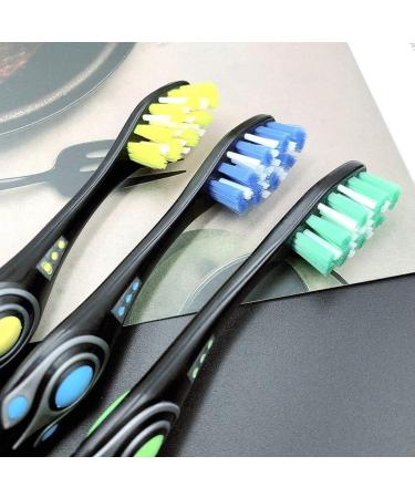 Zumaha Compact Medium-Proof Toothbrush - Deep Cleaning Stain & Plaque Removal | Pack of 6 Ergonomic Toothbrushes for Men & Women - International Shipping Available - Buy Online on GoSupps.com