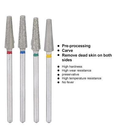 Nail Drill Bit - All-Purpose Grinding Head for Home & Salon | Emery Material with Storage Box - International Shipping Available - Buy Online on GoSupps.com