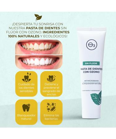 Ozono d'Or Fluoride-Free Toothpaste | 100% Organic & Vegan | Natural Whitening for Sensitive Gums | 100 ml - Buy Online on GoSupps.com