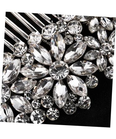 DOITOOL Bride Comb Rhinestone Comb Green Faux Fur Scrunchies Pearl Hair Clip Pearl Veil Wedding Headpiece for Bride Rhinestone Hair Comb Crystal Headpiece Rhinestones Accessories - Buy Online on GoSupps.com