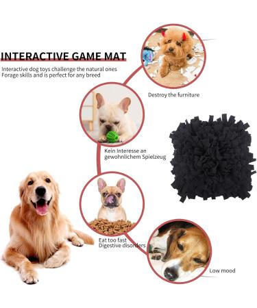 Ieuumler Sniffing Carpet Dog Smell Training Mat 45x45cm - Dark Gray | Effective Pet Training for Dogs & Cats - Buy Online on GoSupps.com