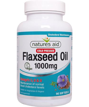 Nature's Aid Flaxseed Oil 1000mg CLA Weight Loss Supplement - 90 Capsules - Buy Online on GoSupps.com