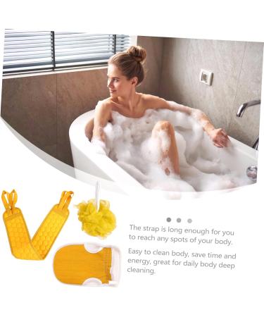 Beaupretty Loofah Glove Bath Towel Back Scrubber Bath Body exfoliator Lotion applicator mesh Bath Shower exfoliating Washing Sand Off mitt Bath Ball take a Bath Set Cleaning Gloves - Buy Online on GoSupps.com