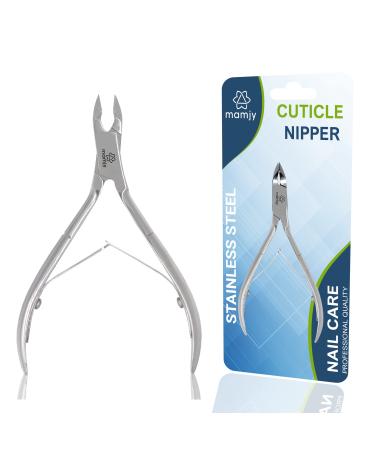 Mamjy Cuticle Cutter Stainless Steel Nail Cuticle Remover for Dead Skin and Nail Care Cuticle Nipper and Professional Manicure Tool