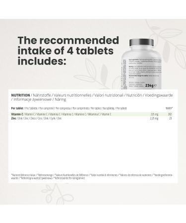 CYB Vitamin C 900mg with Zinc | 180 Vegan Tablets for Daily Immune Support | Gluten & Lactose Free - Buy Online on GoSupps.com