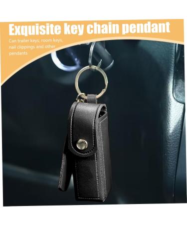 Buy Stylish Lipstick Holder & Case Set - 2PCS with Heart Mirror | Portable Lip Balm Keyring Sleeves - Perfect Gift for Women & Girls - Black & White - Buy Online on GoSupps.com