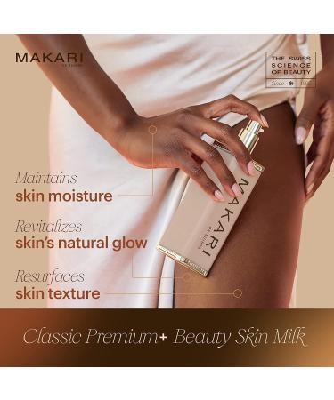 Buy Makari Premium+ Body Brightening Beauty Milk - 4.57 fl oz | Anti-Aging Lotion for Smooth, Radiant Skin | Diminish Dark Marks & Discolorations - Buy Online on GoSupps.com