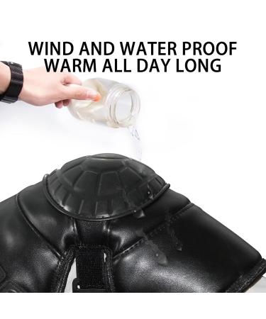 Shop Heated Knee Brace Wrap - Compression Sleeves for Men & Women - Plus Size Knee Braces in Black | International Shipping - Buy Online on GoSupps.com