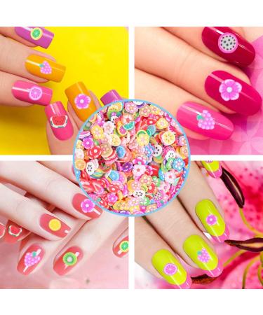 FRCOLOR 3D Fruit Flower Slice Charms Nail Art Decorations - 5000pcs Slime Making Supplies Kit for DIY Crafts - Buy Online on GoSupps.com