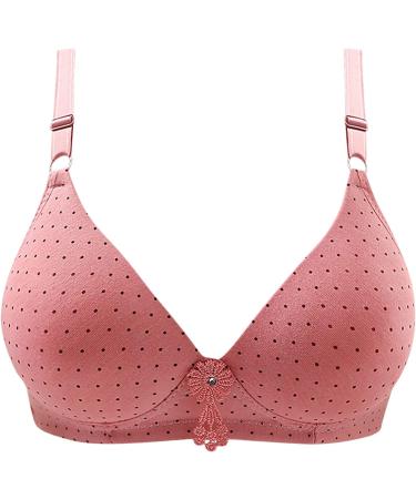 Buy Comfortable Women's Push-Up Bras | Cute & Breathable Bralette for Large Breasts | Adjustable Strap Design - Daily 01# Pink - Buy Online on GoSupps.com
