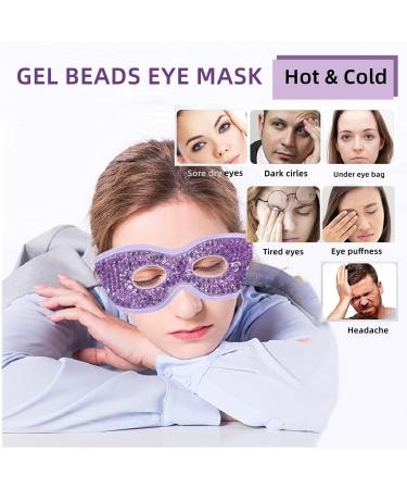 Gel Eye Mask for Puffiness & Headache Relief | Reusable Cooling Hot Cold Eye Mask by JIINWINHT - Buy Online on GoSupps.com