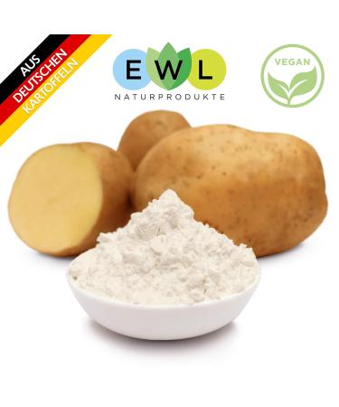 Premium German Potato Fiber Flour - 550g | High-Quality Potato Flour for Baking & Cooking | International Shipping Available - Buy Online on GoSupps.com
