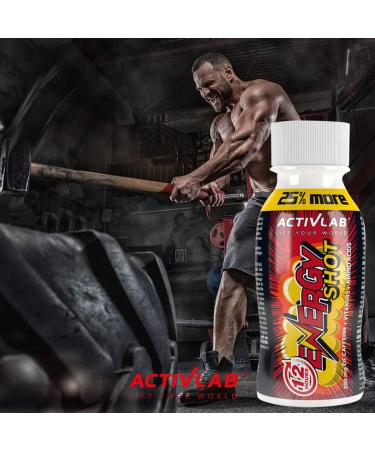 Activlab Energy Shot - Sugar-Free Caffeine Drink with Vitamin C & B Vitamins - 12 Practical Shots - Boost Your Energy! - Buy Online on GoSupps.com