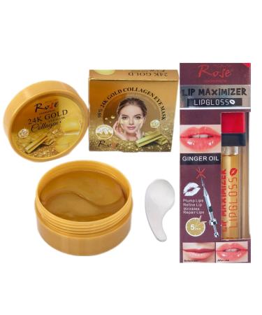 ROESIA Rose cosmetics Lip plumper under eye mask
