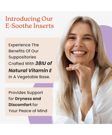 NewLife Naturals Vitamin E Suppositories 38IU - Natural Menopause Support for Vaginal Dryness & Irritation - Estrogen Free Feminine Care - 48 Inserts - Buy Online on GoSupps.com