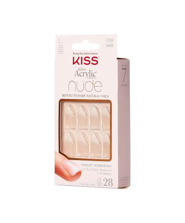 Kiss Salon Acrylic Nude French Nails | Sensitive Formula for Perfect Manicure Ship Worldwide! - Buy Online on GoSupps.com