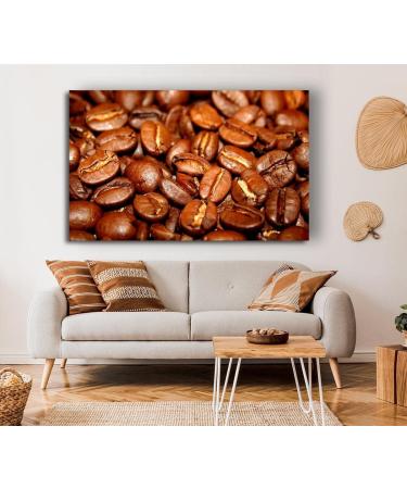 Roasted Coffee Beans Canvas Print Wall Art - Large 26 x 40 Inches - Buy Online on GoSupps.com