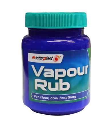 Menthol Vapour Rub Congestion Winter Cold Relief for Chest Throat & Back Rub Eucalyptus (100g Tub)
