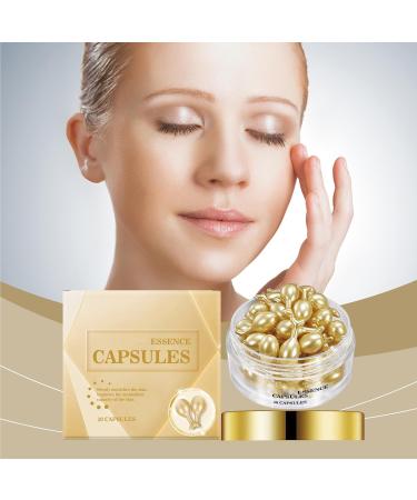 Hyaluronic acid antiwrinkle essence capsules facial serum collagen capsule antiwrinkle antiaging moisturizing essence capsule reduces wrinkles 2 - Buy Online on GoSupps.com