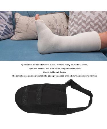 FILFEEL 1pc Cast Sock for Men & Women - Anti-Slip Toe Cover One Size Black - Ultimate Comfort & Protection - Buy Online on GoSupps.com