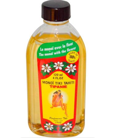 Tipanie Frangipani Coconut Oil (Pack of 2) - 100% Tahitian Scented with Fresh Tiare Flowers - 4 fl. oz. International Shipping Available - Buy Online on GoSupps.com