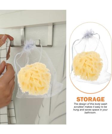 Baluue Natural Bath Sponges Foam Body Sponge Soft Exfoliating Bath Sponge Loofah Shower Sponge Body Scrubber Exfoliating Cleaning Body Sponge for Men Women Kids - Buy Online on GoSupps.com