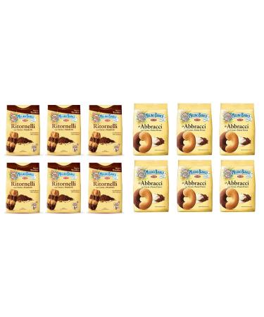 Mulino Bianco Mulino Bianco Abbracci Ritornelli Biscuits Cookies Trial Pack (12 x 700 g)