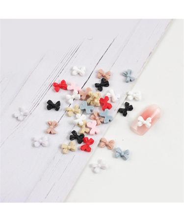 Lily Brown 100pcs Mixed Bows Nail Art Jewelry Manicure Accessories 3D Bowknot Ornaments For Phones Glasses Body Art Shoes Bows Ornaments For Christmas Tree Icy mixed color - Buy Online on GoSupps.com