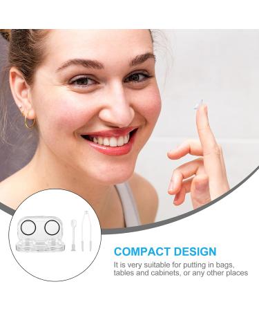 Exceart 8ST Glasses Case for Contact Lenses - Mini Storage & Invisible Holder Container - Perfect Eye Contact Lens Case - Buy Online on GoSupps.com