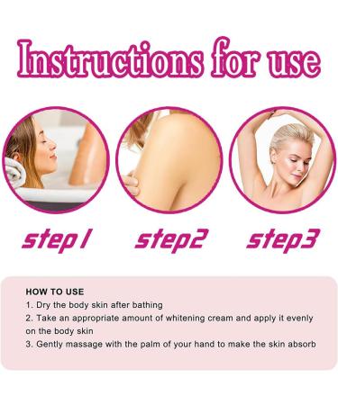 Body Cream - Skin Lightening Cream - Body Moisturiser Women - Body Skin Care Collagen Boost Improve Dullness - Hydrating Lotion Face Smooth Restore Elasticity Softy Silky - Firm Radiant Reduce Dryness - Buy Online on GoSupps.com