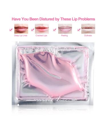 15-Piece Lip Mask Set | Natural Collagen Lip Pads for Moisturizing & Peeling Care | Anti-Crack Pink Lip Treatment - Buy Online on GoSupps.com