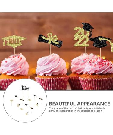 13pcs Cupcake Topper Graduation 2022 Cake Picks Glitter - Buy Online on GoSupps.com