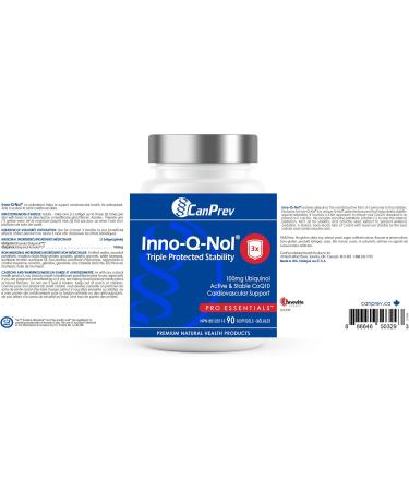 CanPrev - Inno-Q-Nol Triple Protected Stability 90 Softgels - 100mg Ubiquinol - Coenzyme Q10 (CoQ10) Natural Source - Active & Stable Co-Q10 - High Potency Antioxidant for Overall Wellness 90 count (Pack of 1) - Buy Online on GoSupps.com