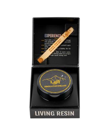 Lajit Gold Grade Himalayan Shilajit Resin Organic Sun-Dried Bioavailable Nutrients Fulvic Acid | Lab Tested Pure Shilajit for Men & Women - Natural Energy Vitality 85 + Trace Minerals - 20g