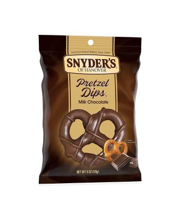 Snyder's of Hanover Milk Chocolate Covered Pretzels 6 Oz - Crunchy & Delicious - Buy Online on GoSupps.com