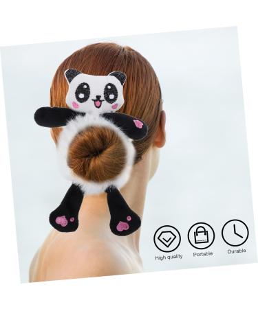 minkissy Giant Panda Head Rope Elastic Hair Band Hair Rubber Hair Elastics Scrunchies Tie Black Tiara Animal Decor Hair Decor Black Trim Black Hair Bands Hair Spray Cute Fabric Miss - Buy Online on GoSupps.com