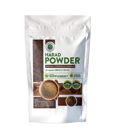 HENNA COSMETICS CYPRI Harad Powder/Terminalia Chebula/Haritaki - Herbal Supplement Pure | 200 Grams/ (7.05 Ounces) 100% Natural Pure Organic - Buy Online on GoSupps.com
