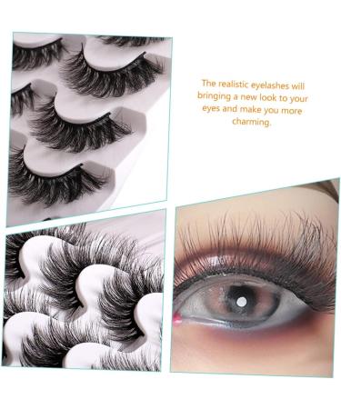 FRCOLOR 1 Box Messy False Eyelashes Fake Eyelashes Natural Look Fake Lashes Natural False Lash Eyelashes Natural Look Natural False Eyelashes Curly Fake Lashes Fluffy Imitation - Buy Online on GoSupps.com