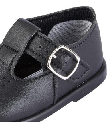 Early Days Baypods Toddler Shoes - Hard Sole First Walking Shoes for Baby Boys & Girls | Anti-Slip Sole, 4 UK Child, Black - Buy Online on GoSupps.com