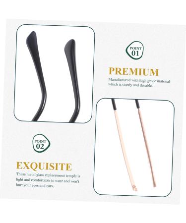 Balue Glasses Repair Set 2 Pairs of Stylish Sunglasses with Metal Frames & Spare Parts | Ros gold | Complete Glasses Repair Kit - Buy Online on GoSupps.com