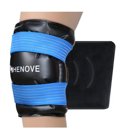 CHENOVE Knee Ice Pack Wrap for Injuries Reusable Ice Knee wrap Around Ice Pack Knee Ice Packs for Knees Pain Relief Swelling Bruises Arthritis Meniscus ACL Standard Size