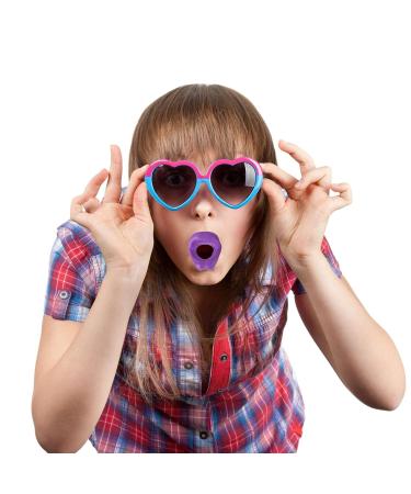 Silicone Face Lifting Lip Exerciser - 2pcs Lip Trainer & Mouth Muscle Tightener Tool for Women - Purple - Buy Online on GoSupps.com