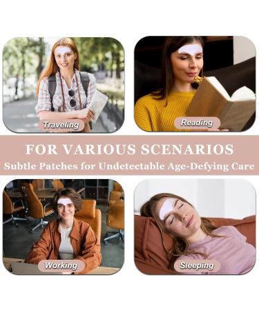 Charunee 24 Pcs Forehead Wrinkle Patches Overnight Forehead Wrinkle Patches with Collagen for Foreheads Beauty & Wrinkles Smoothing Anti Wrinkles Patch Effectively Replenish Water and Moisturize - Buy Online on GoSupps.com