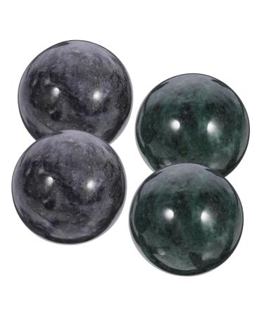 Frcolor 2 sentences Ball Chinese health massage balls Gemstones Fu Marble Marble Glockenspiel MassageGer Massage balls for the hands Balls for health exercises Stress reduction Boccia