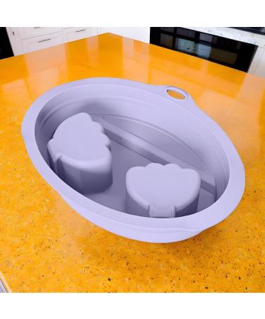 Soak Off Bowl bol de dissolvant pour vernis gel et poudre de trempage | Bac de manucure pliable bol de nettoyage pour salon de manucure et usage domestique Lila - Buy Online on GoSupps.com