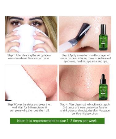 Breylee Tea Tree Oil Blackhead Remover Mask Set 1 - 17mL (0.6 fl oz) with 100 Pcs Strip Paper - Buy Online on GoSupps.com